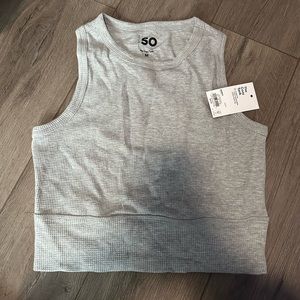 Waffle Knit SO Tank Top